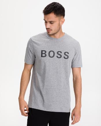 BOSS logo Tricou Gri