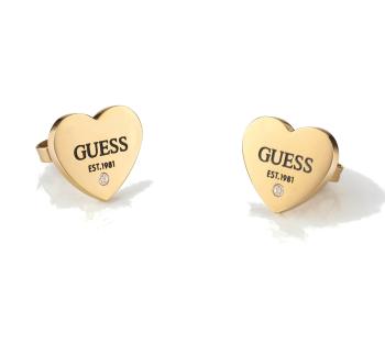 Guess Cercei fermecători placați cu aur Inimioare Studs Party JUBE02177JWYGT/U