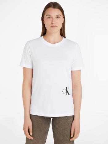 Calvin Klein Jeans Tricou Alb