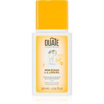 OUATE My 1,2,3 Sunscreen SPF 50+ for Face crema pentru protectie solara faciale SPF 50+ 3y+ 30 ml