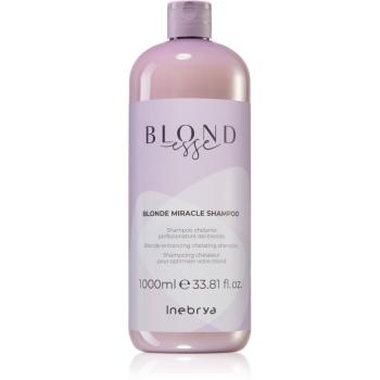 Inebrya BLONDesse Blonde Miracle Shampoo șampon detoxifiant pentru curățare pentru par blond 1000 ml