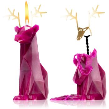 54 Celsius PyroPet DYRI (Reindeer) lumanare burgundy 22 cm