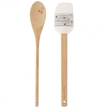 Set cadou spatulă și racletă Orion Inimioare , 