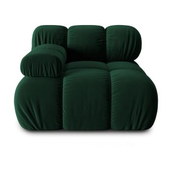 Modul pentru canapea verde cu tapițerie din catifea (colț stânga) Bellis – Micadoni Home