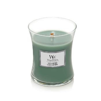 WoodWick Lumânare parfumată vază medie Sage &amp; Myrrh 275 g