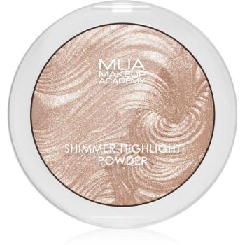 MUA Makeup Academy Shimmer Pudra compacta ce ofera luminozitate culoare Radiant Cashmere 8 g