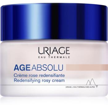 Uriage Age Absolu Redensifying Rosy Cream Cremă antiriduri cu efect de lifting si iluminare cu acid hialuronic 50 ml