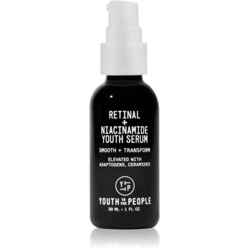 Youth To The People Youth Retinal + Niacinamide Serum ser de noapte împotriva îmbătrânirii pielii 30 ml