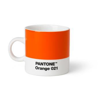 Cană Pantone Espresso, 120 ml, portocaliu