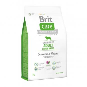 BRIT Care Adult Large Breed, L-XL, Somon cu Cartofi, hrană uscată fără cereale câini, 3kg