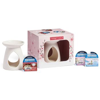 Yankee Candle Set cadou de Crăciun cu lampă de aromă