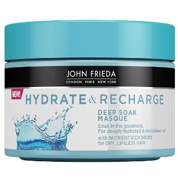 John Frieda Mască hidratantă pentru păr uscat Hydrate &amp; Recharge (Deep Soak Masque) 250 ml