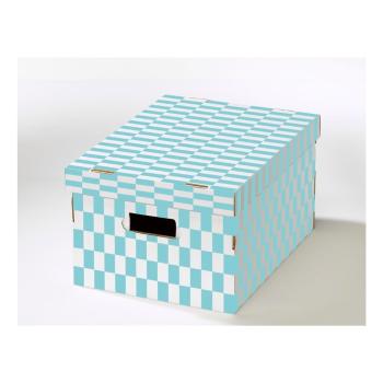 Set 2 cutii pentru depozitare din carton ondulat Compactor Joy, 40 x 31 x 21 cm