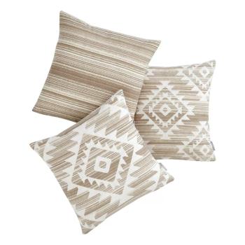 Perne decorative 3 buc. 45x45 cm Aztec Geo - Catherine Lansfield