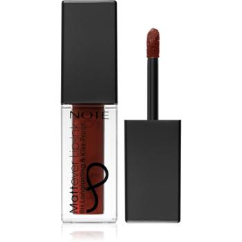 Note Cosmetique Mattever ruj de buze lichid, cu finisaj matifiant 15 Urban Red 4,5 ml