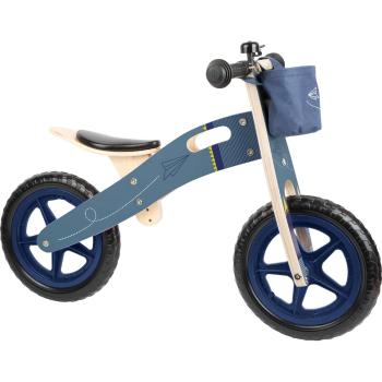 Bicicleta de echilibru pentru copii Legler Hummingbird, albastru