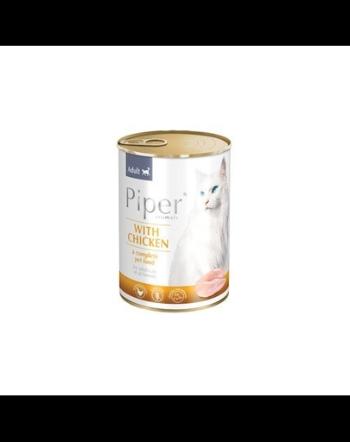DOLINA NOTECI PIPER Hrana umeda pentru pisici, cu pui, 400 g