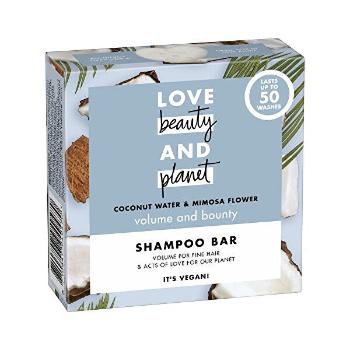 Love Beauty and Planet Șampon solid cu apă de nucă de cocos si flori de mimoză (Shampoo Bar) 90 g
