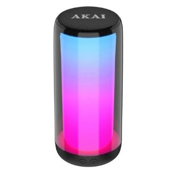 Boxă AKAI CS2 Glow, BT cu iluminare LED 