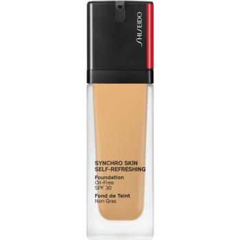 Shiseido Synchro Skin Self-Refreshing Foundation machiaj persistent SPF 30 culoare 340 Oak 30 ml