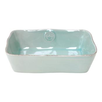 Formă de copt din gresie ceramică Costa Nova Blue, 25 x 18,6 cm, turcoaz