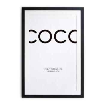 Poster Little Nice Things Coco, 40 x 30 cm, alb - negru