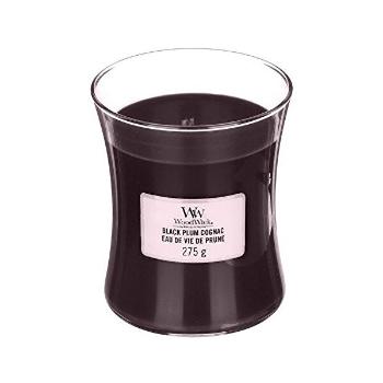 WoodWick Lumânare parfumată Black Plum Cognac 275 g