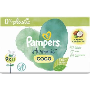 Pampers Harmonie Coconut Pure Șervețele umede pentru copii 9x42 buc