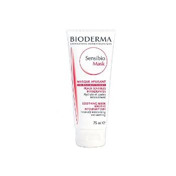 Bioderma Mască hidratantă si calmantă pentru pielea sensibilă Sensibio (Soothing Mask) 75 ml