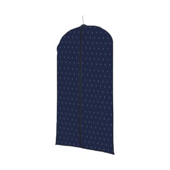 Husă pentru haine Compactor Dots, lungime 100 cm, albastru închis