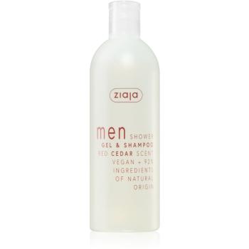 Ziaja Men gel de dus si sampon 2in1 Red Cedar 400 ml