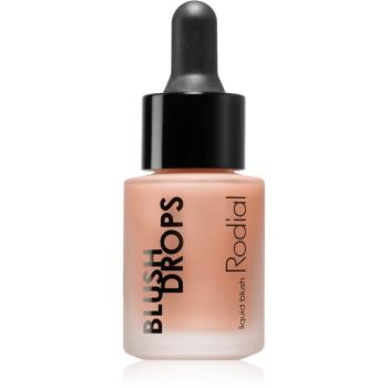 Rodial Blush Drops blush lichid și luciu de buze ofera hidratare si stralucire culoare Sunset Kiss 15 ml