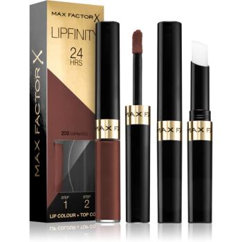 Max Factor Lipfinity Lip Colour ruj cu persistenta indelungata balsam culoare 200 Cafinated 4,2 g