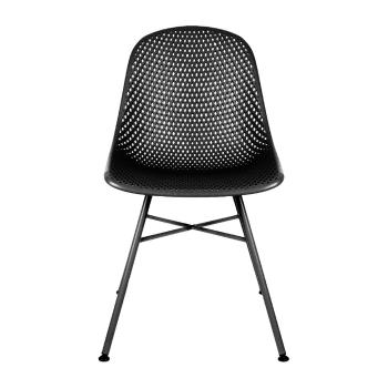 Scaun Leitmotiv Diamond Mesh, negru