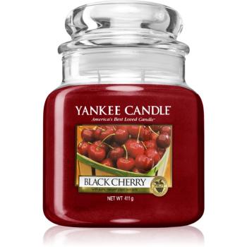 Yankee Candle Black Cherry lumânare parfumată Clasic mediu 411 g