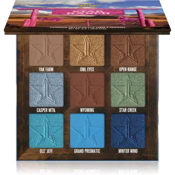 Jeffree Star Cosmetics Star Ranch Mini paletă cu farduri de ochi 9x1,5 g