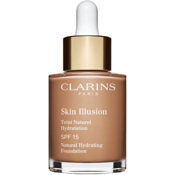 Clarins Skin Illusion Natural Hydrating Foundation makeup radiant cu hidratare SPF 15 culoare 112.3N Sandalwood 30 ml