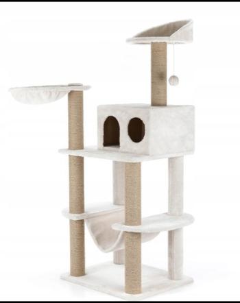 TRIXIE Stalp de zgariat si casa pentru pisici, Federico,142 cm