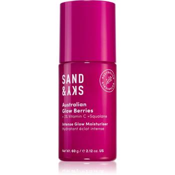 Sand & Sky Australian Glow Berries Intense Glow Moisturiser fluid hidratant pentru o piele mai luminoasa 60 g