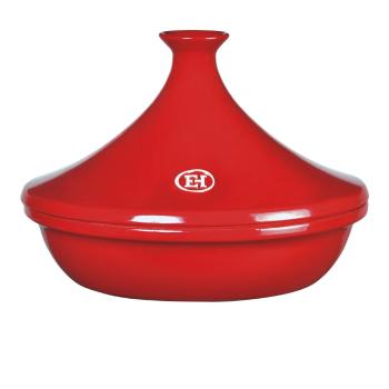 Vas tajine din ceramică Emile Henry Flame, ⌀ 32 cm, roșu