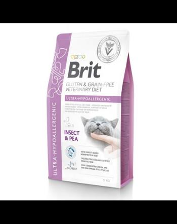 BRIT Veterinary Diet Cat Gluten Grain free Ultra-Hypoallergenic 5 kg pentru pisici cu intolerante alimentare