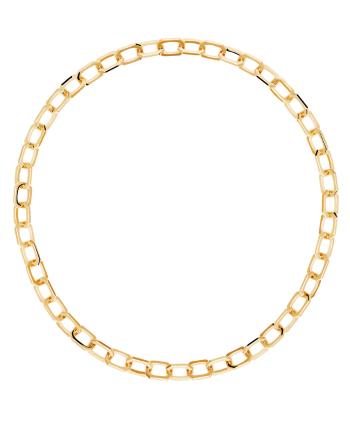 PDPAOLA Multifuncțional colier placat cu aur SMALL SIGNATURE Gold CO01-382-U