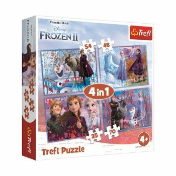 Puzzle Trefl Regatul de gheață 2 - Călătoriespre necunoscut, 4 în 1