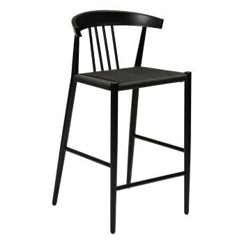 Scaun de bar DAN-FORM Denmark Sava, înălțime 91,5 cm, negru