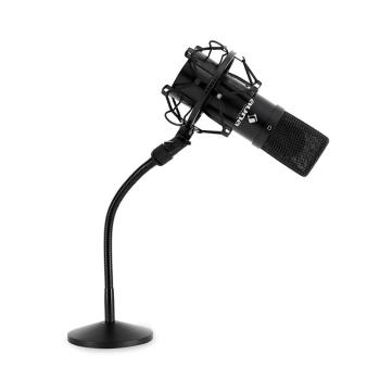 Auna Seturi de Microfon cu condensator & Microfon cu condensator, negru
