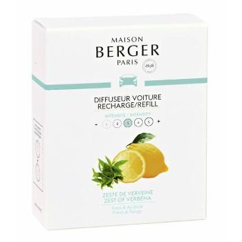 Maison Berger Paris Reîncărcare de schimb pentru difuzorul auto Scoarța de la Verbena Zest of Verbena(Car Diffuser Recharge/Refill) 2 buc