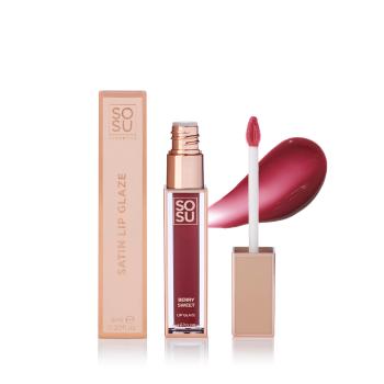 SOSU Cosmetics Luciu de buze Shimmer (Lip Glaze) 6 ml Berry Sweet