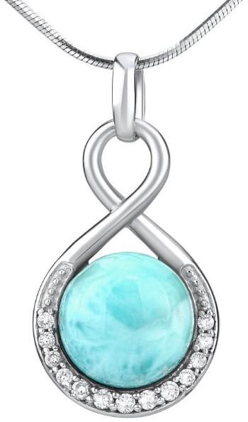 Silvego Pandantiv din argint cu Larimar natural JSTS14709LR