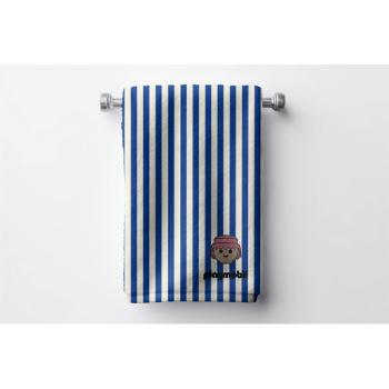 Prosop  pentru copii albastru din bumbac 75x140 cm Stripes – Playmobil