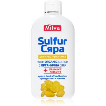 Milva Quinine & Sulfur sampon anti-matreata si caderea parului cu sulf 200 ml